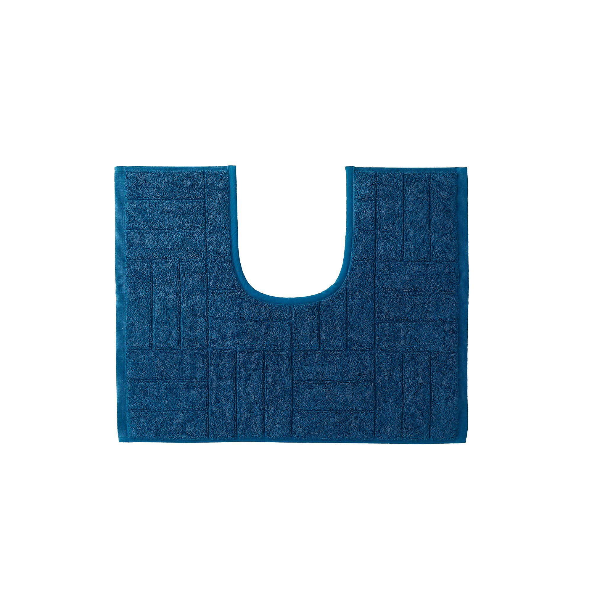 Tapis de bain éponge motif parquet