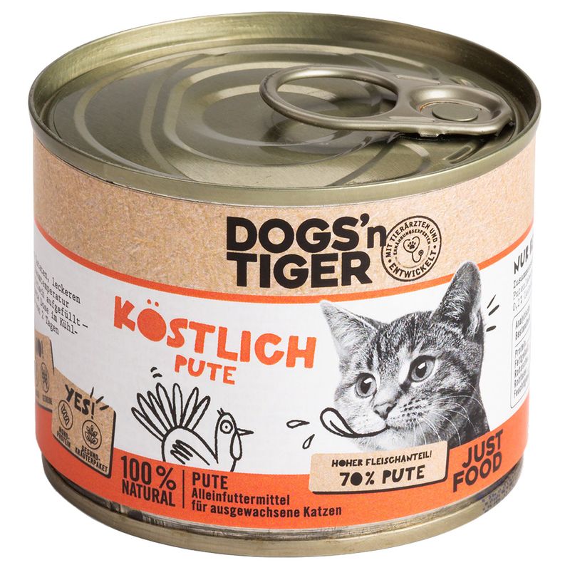 Sparpaket Dogs'n Tiger Adult Cat 12 x 200 g