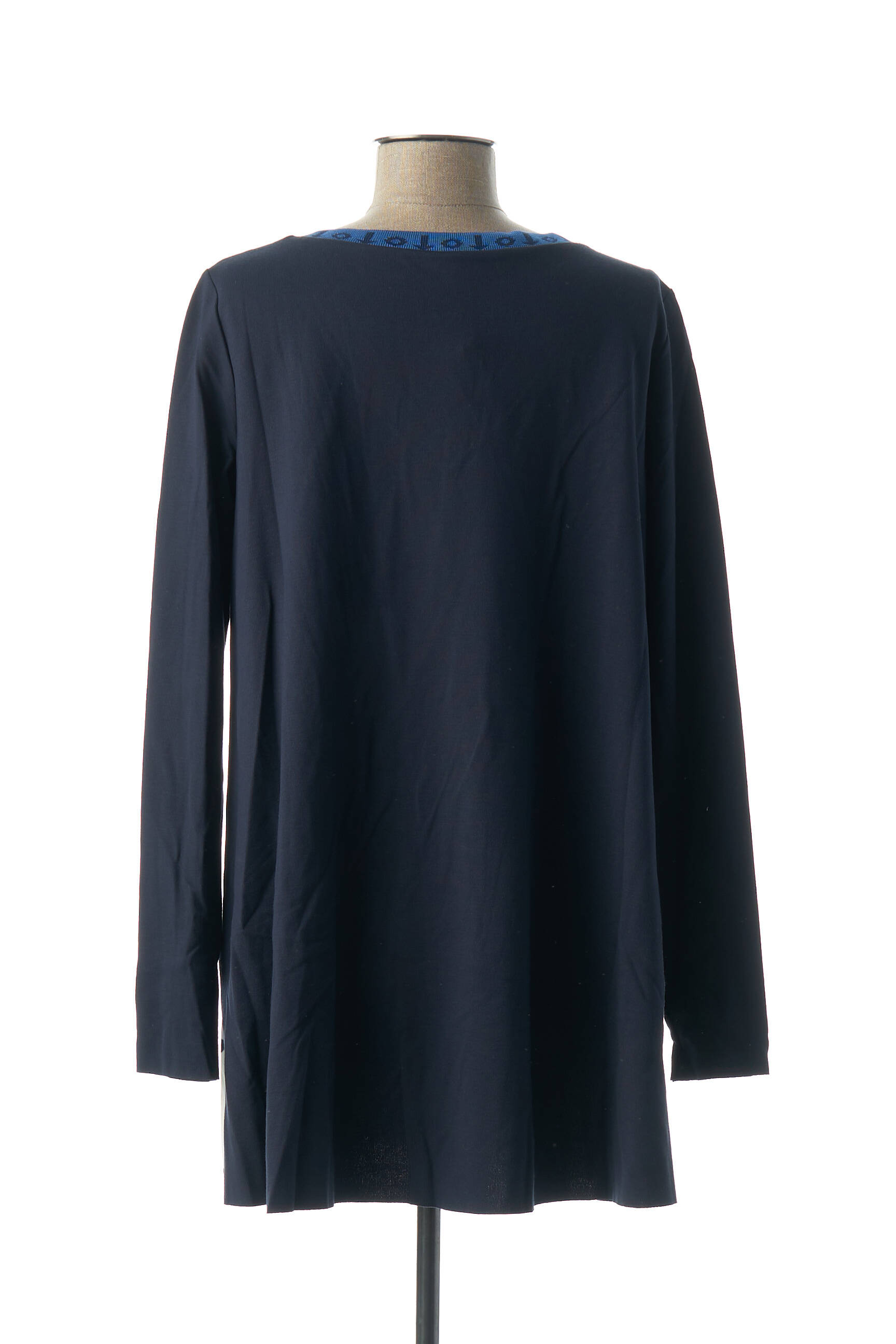 Pianurastudio Tuniquemanchelongue Femme couleur bleu