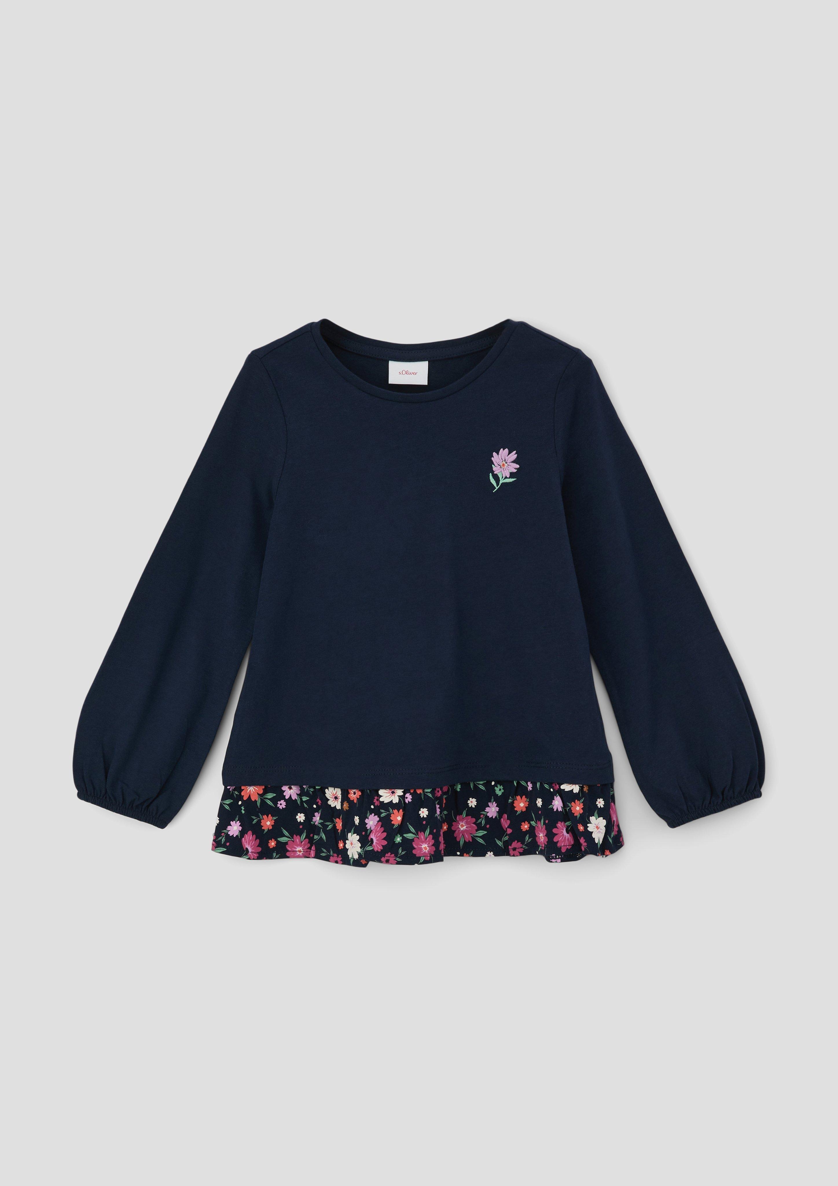 Longsleeve mit Volants  2133813-5952