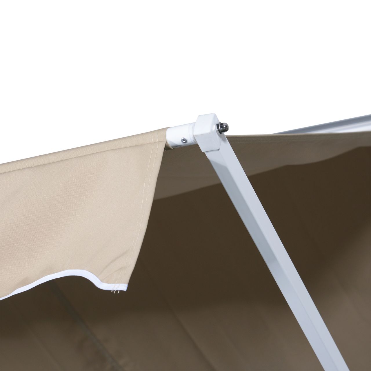 Outsunny Standmarkise, Creme 2,95x2,94m