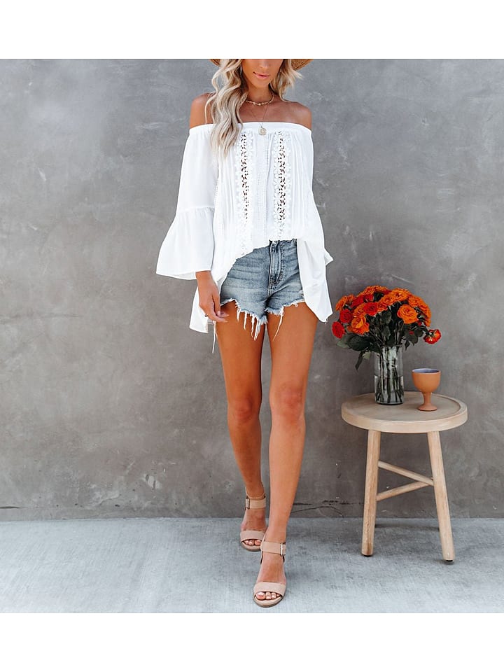 LA Angels Bluse in Weiß günstig kaufen