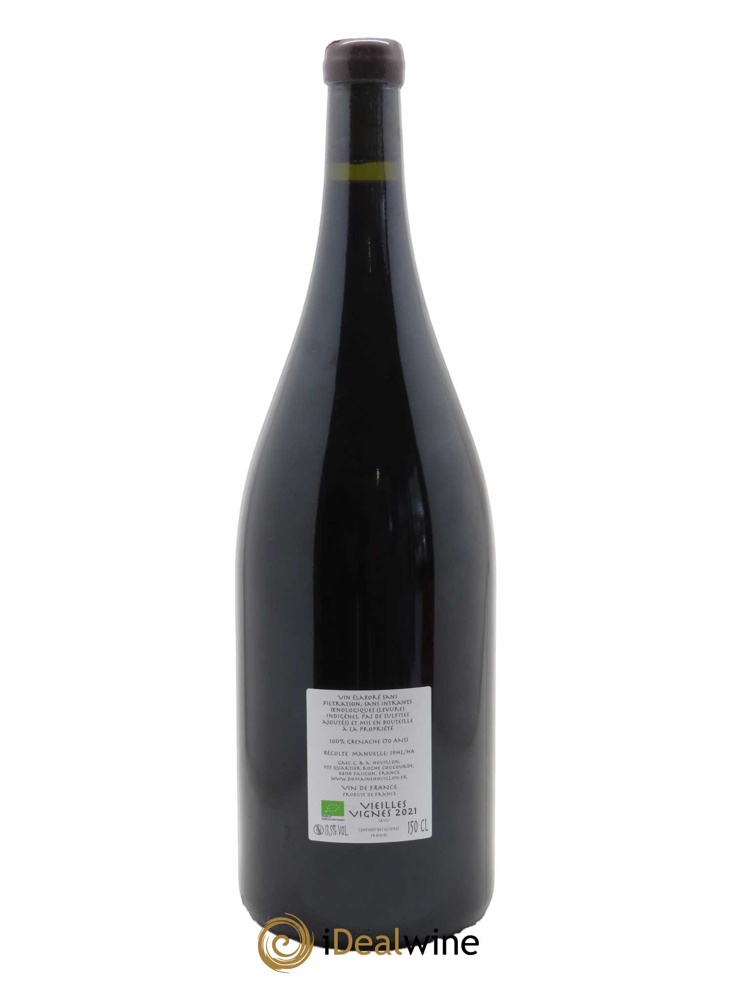 Vin de France Vieilles Vignes Aurélien et Charlotte Houillon  2021 - Lot de 1 Magnum