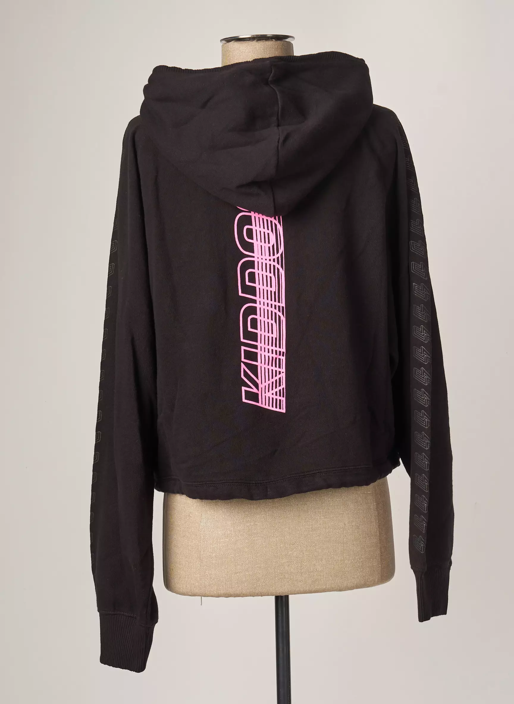 Heaven May Sweat Capuche Femme couleur noir