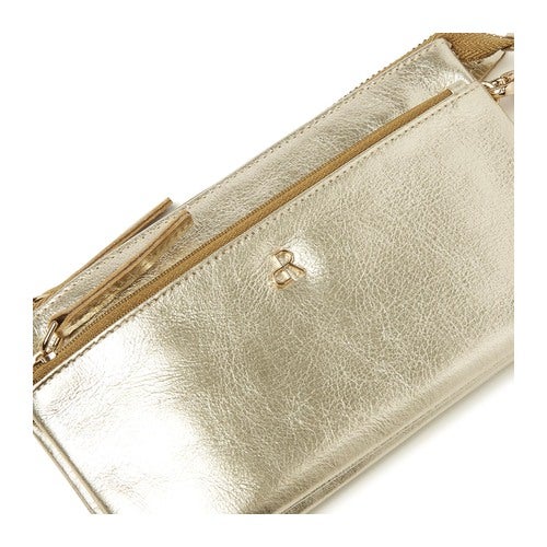Kabelka dR Amsterdam Clutch metalická svetlozlatá