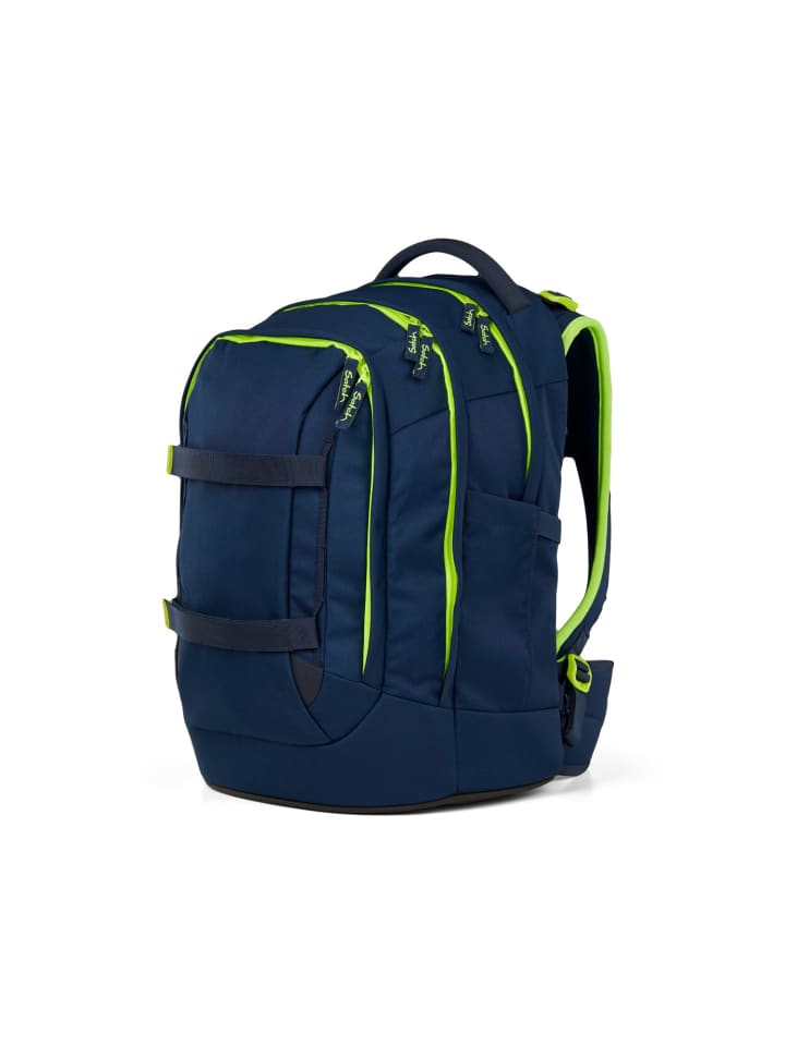 Satch Satch pack Schulrucksack Toxic Yellow dunkelblau günstig kaufen onesize