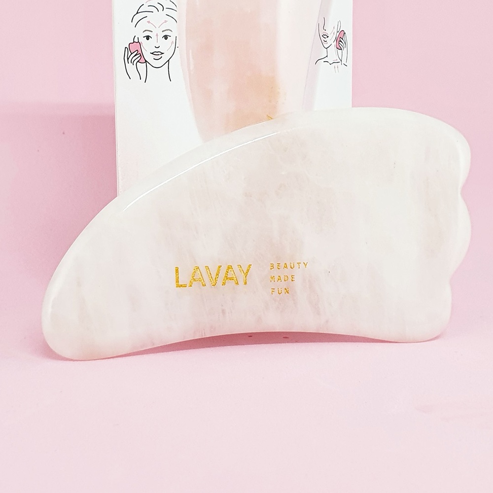 Lavay Paris Gua Sha Sculptant visage en quartz Accessoire de Massage
