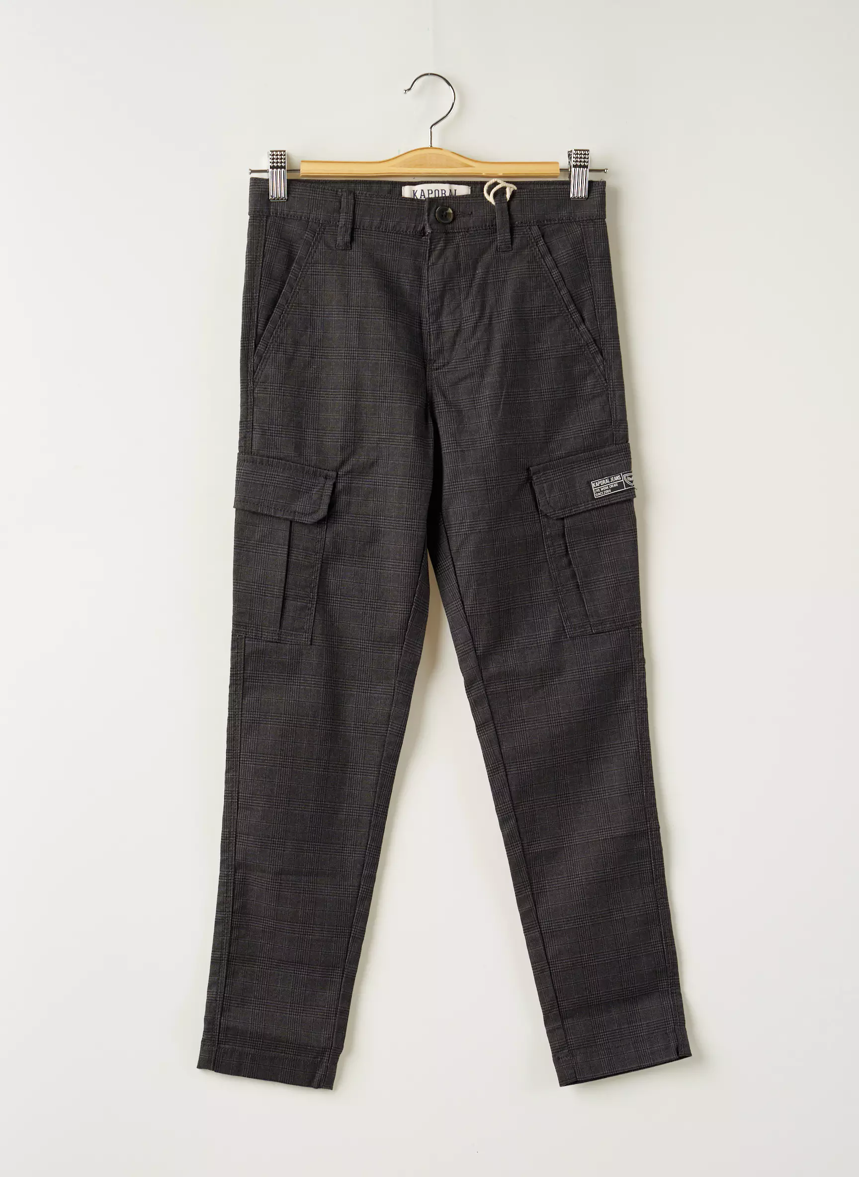 Kaporal Pantalons Cargo Garcon couleur gris