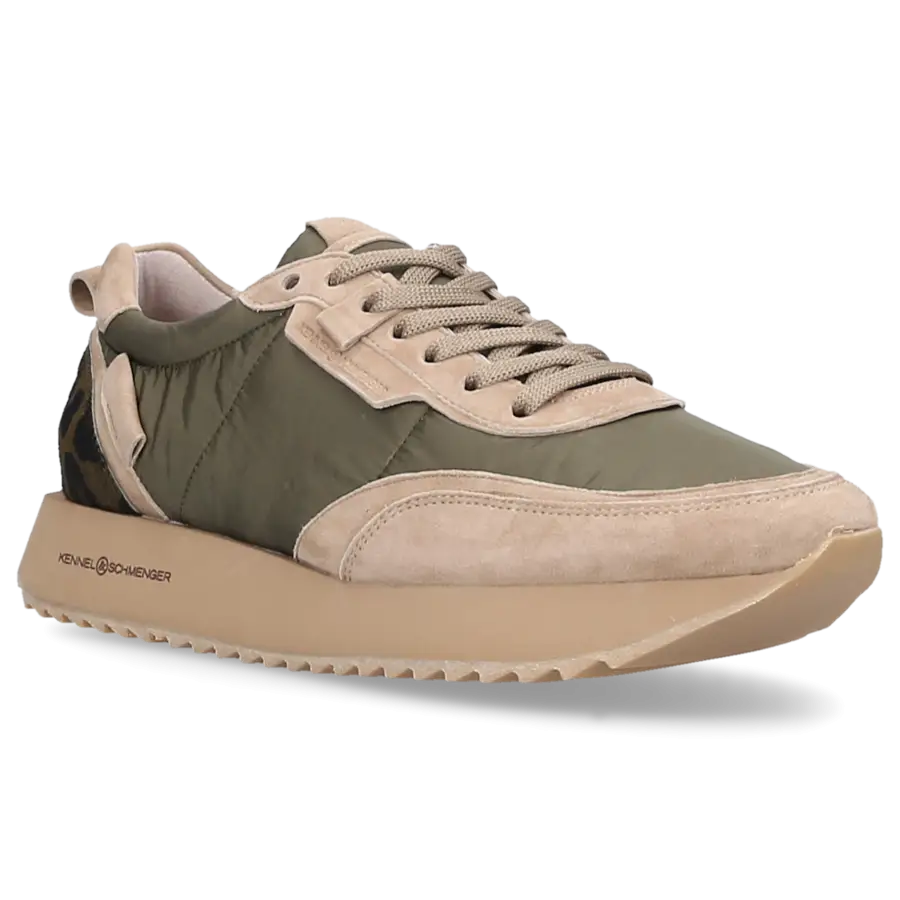 Kennel & Schmenger - Sneaker low OSAKA Nubukleder - grün