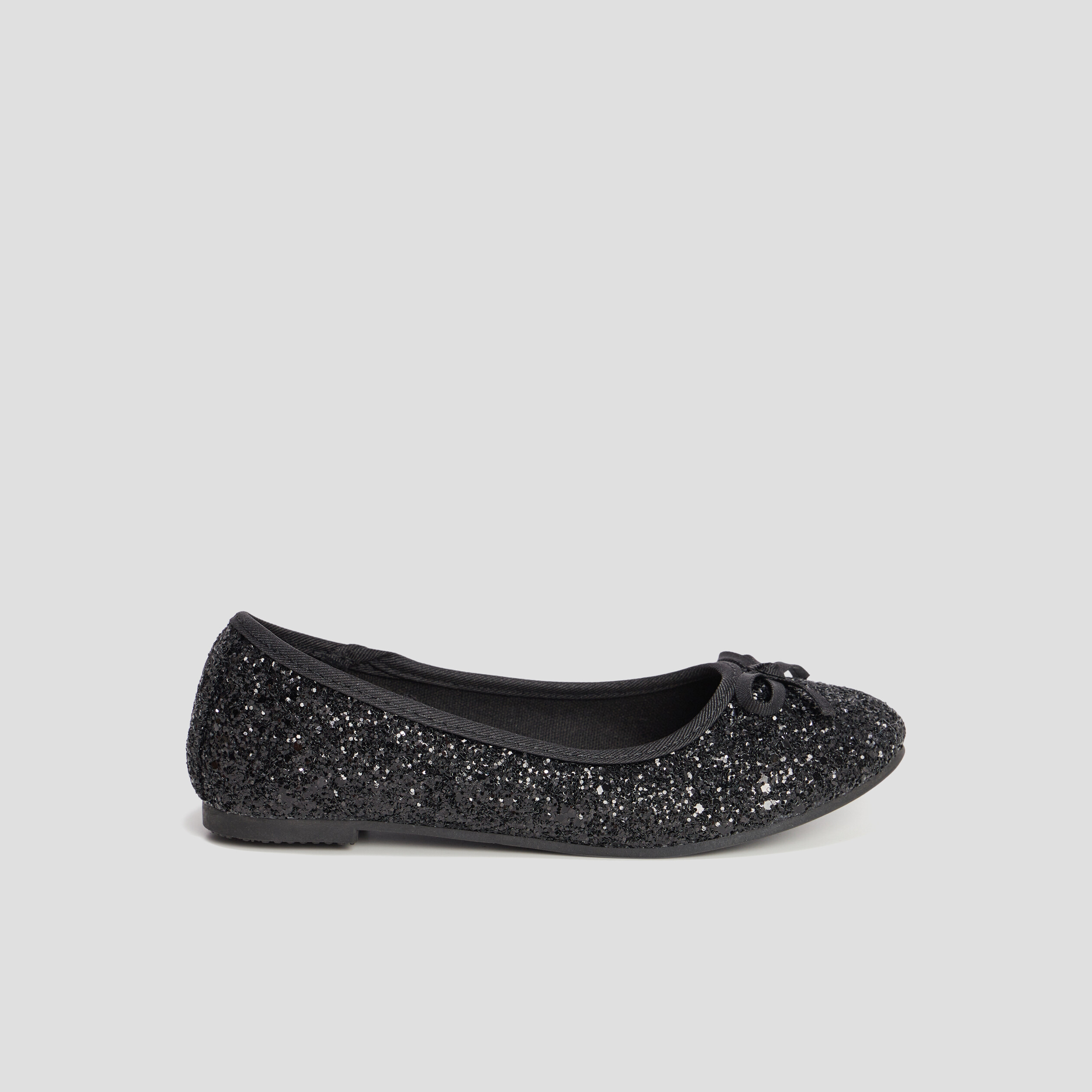 Ballerines à paillettes noir fille | La Halle