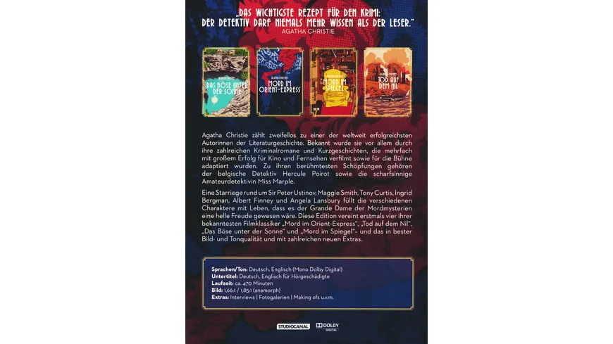 Agatha Christie Edition  [4 DVDs]