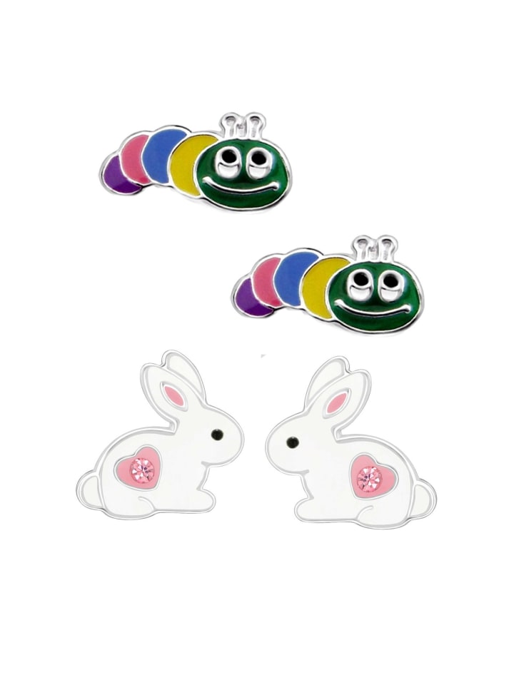 schmuck23 Ohrstecker Set Hase Regenwurm 925 Silber günstig kaufen onesize