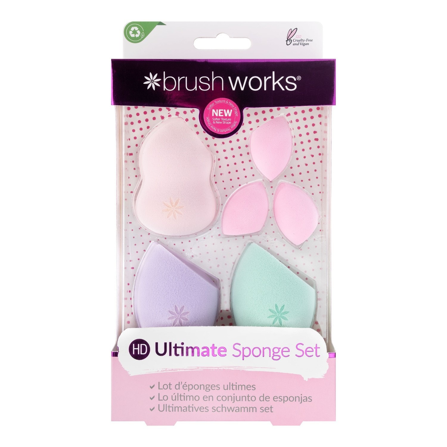 Brushworks HD sminkszivacs készlet