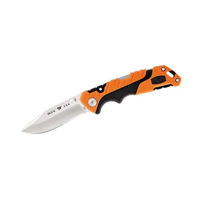 Buck Folding Pursuit Pro Small Orange 0661ORS