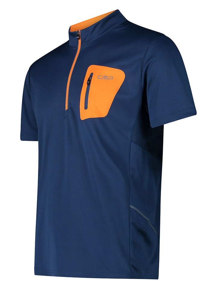 CMP Fahrradtrikot in Dunkelblau/Orange günstig kaufen