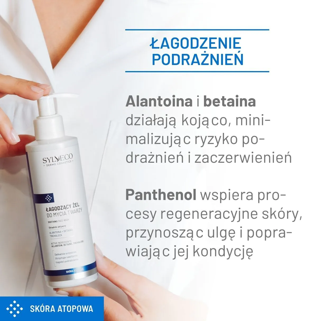 Sylveco Dermo Beroligende Ansigtsrensende Gel