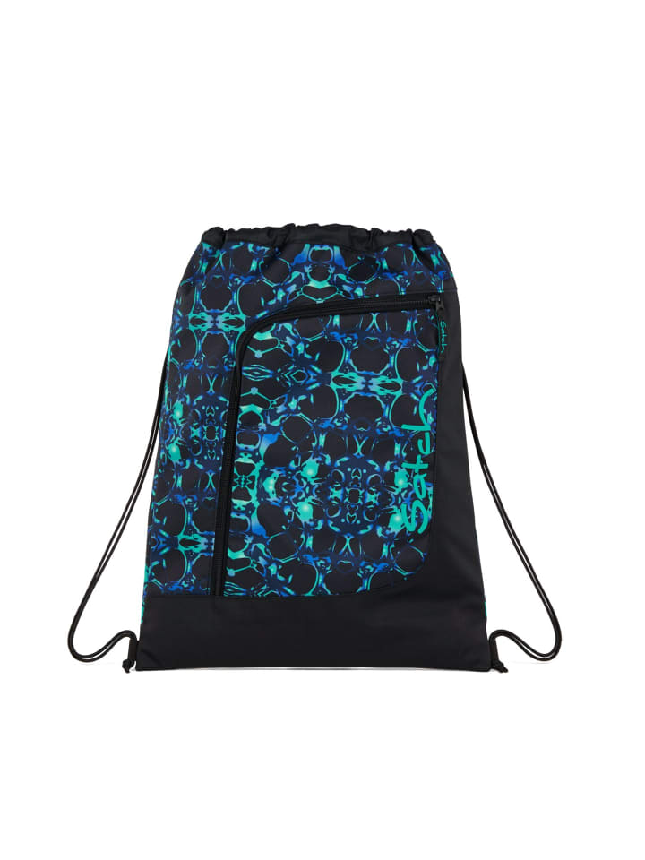 Satch Sportbeutel Caleido Blue in Blau/Schwarz günstig kaufen onesize