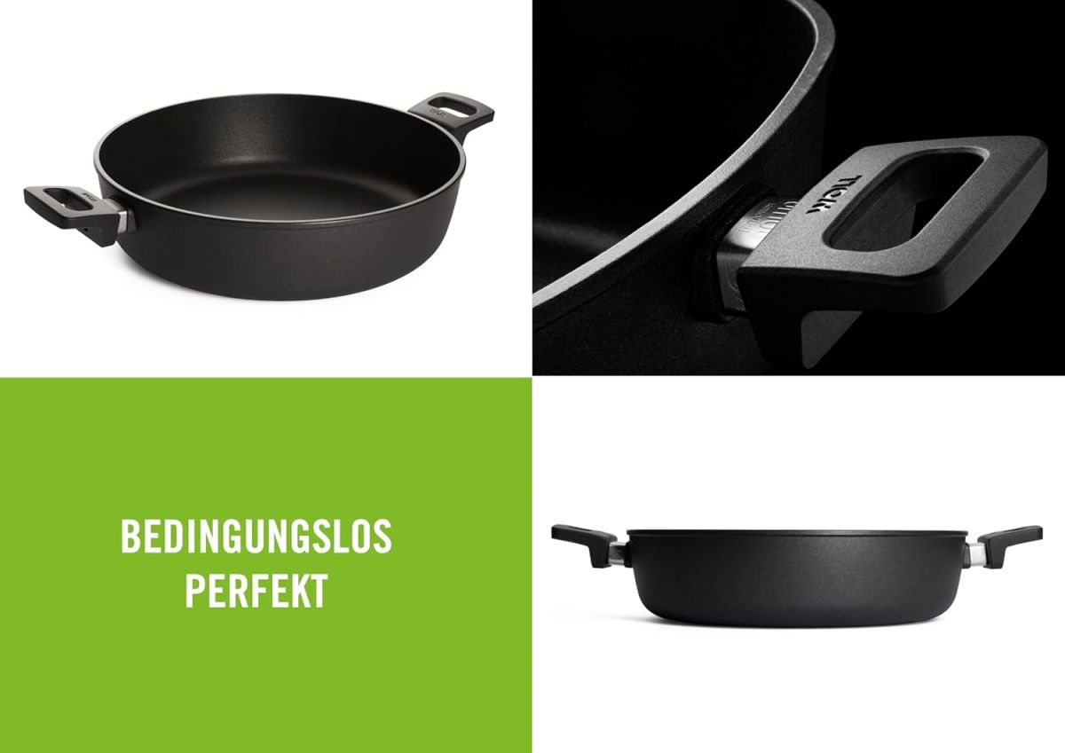 Woll Induction Guss-Kasserolle nowo Titanium 32cm