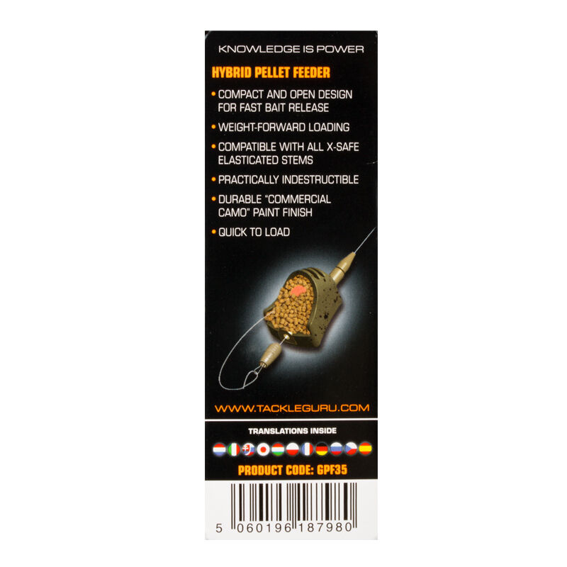 Pellet feeder coup guru hybrid pellet feeder inline
