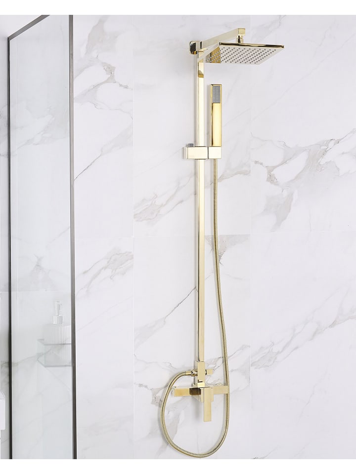 Beliani Wannenarmaturen TAGBO in Gold - (W) 18 x (H) 115 x (L) 52 cm günstig kaufen onesize