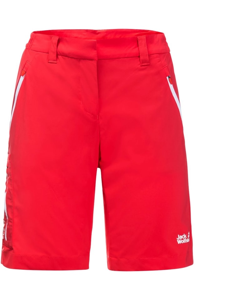 Jack Wolfskin Short in Rot günstig kaufen 38
