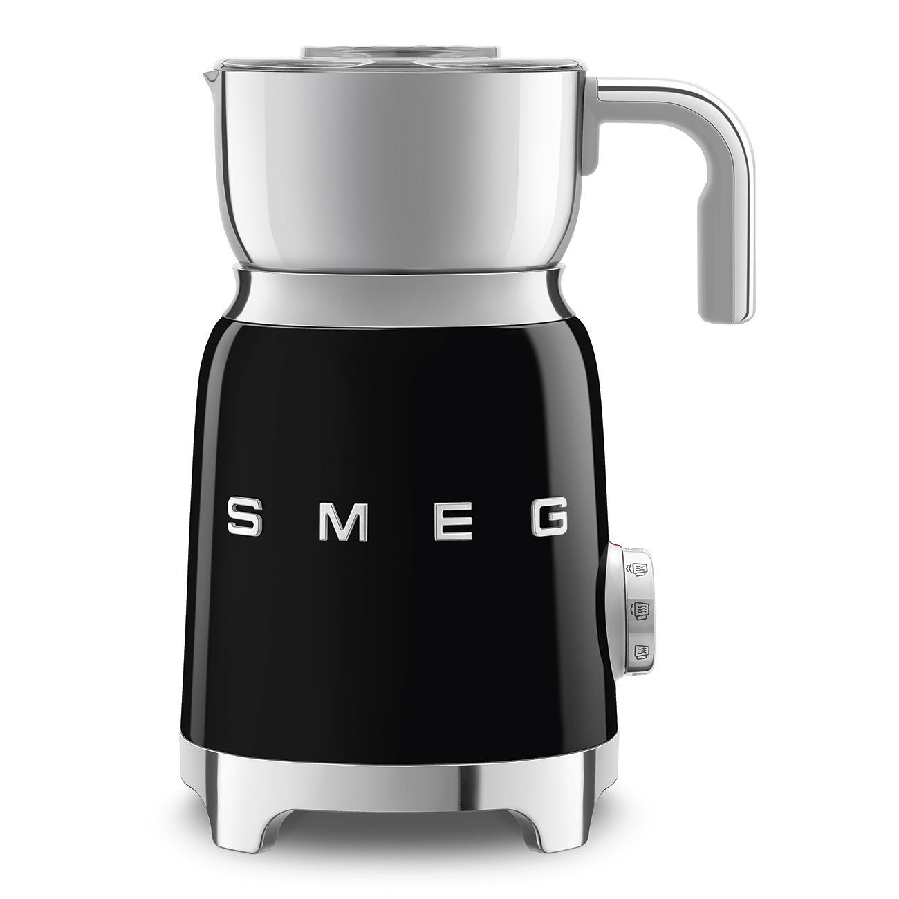 Smeg Milchaufschäumer MFF11BLEU, Schwarz