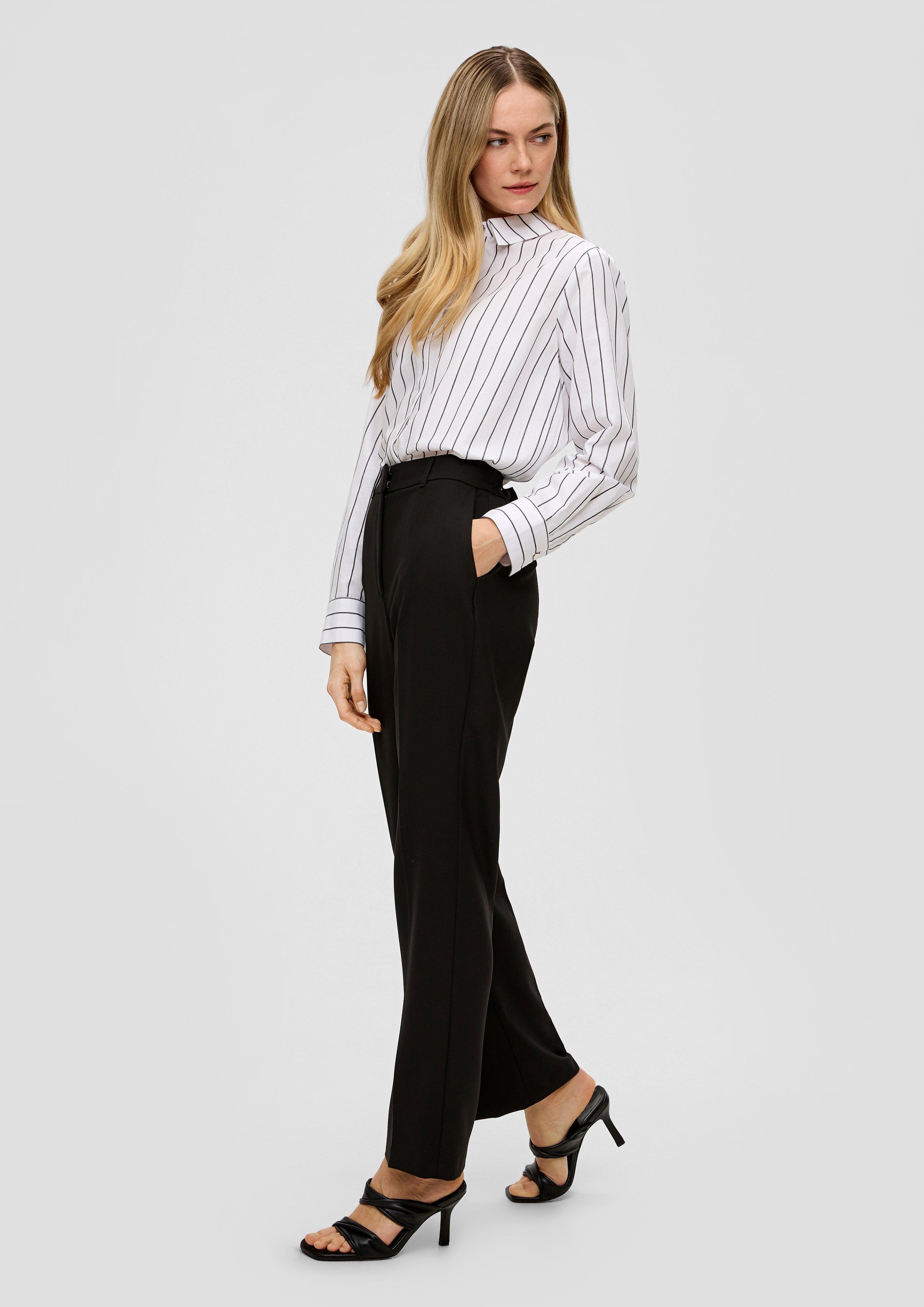 Straight-Leg-Hose aus Viskosemix  2148925-9999