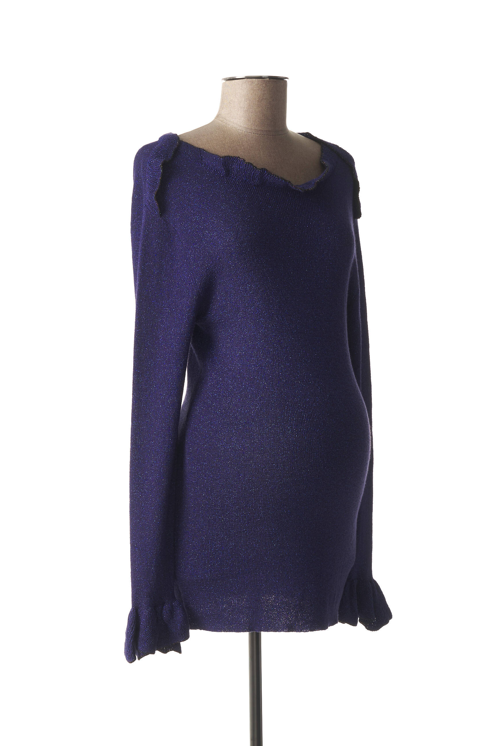 Fragile Pulls Maternite Femme couleur bleu