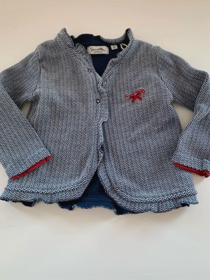 Sanetta Kidswear Cardigan in Dunkelblau günstig kaufen 74