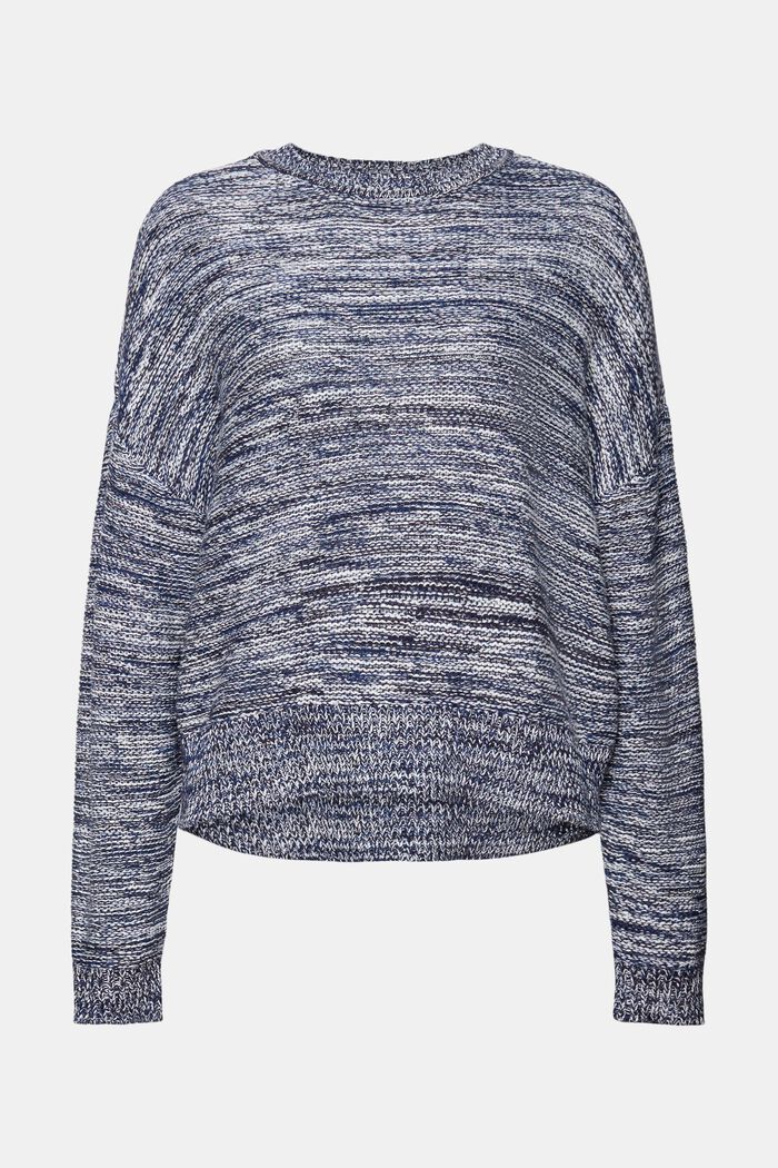 Rundhals-Pullover, Baumwollmix