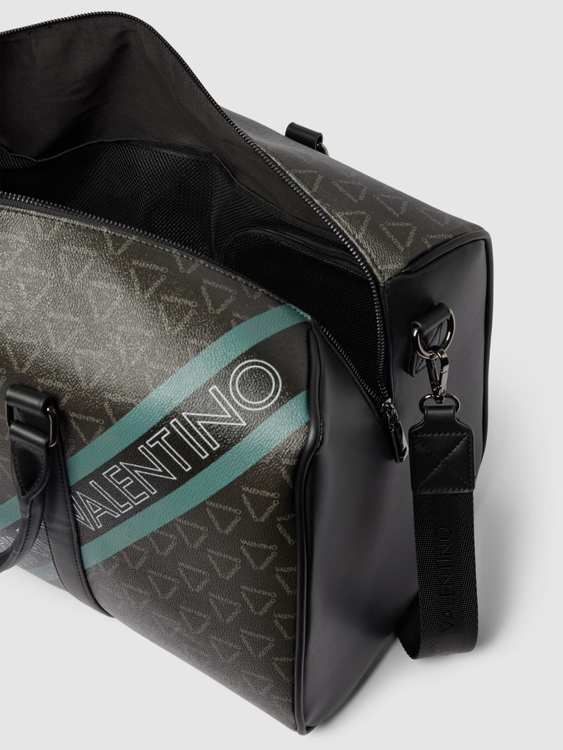 Weekender mit Label-Details Modell 'ARON' in hellgrün