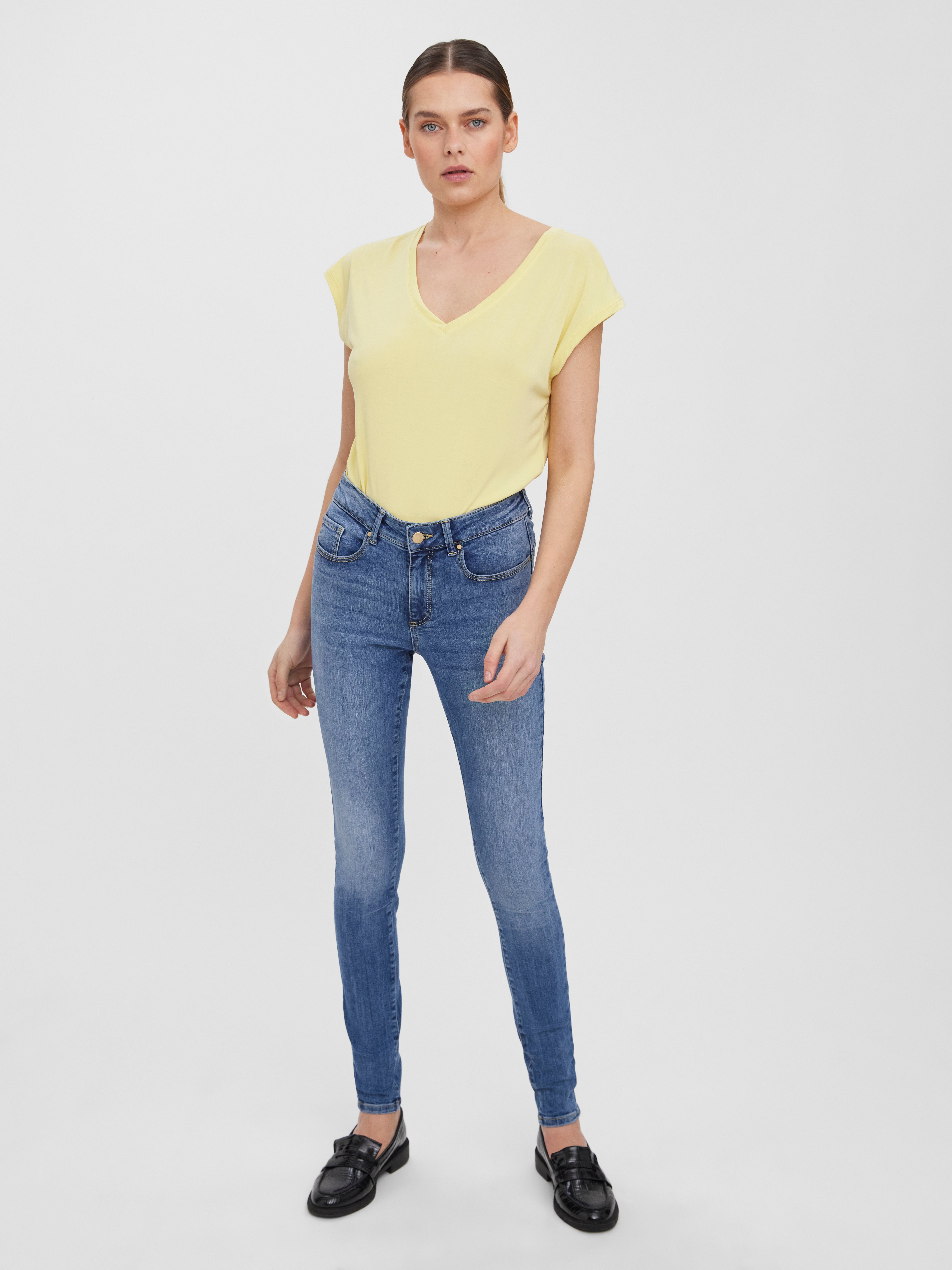 VMSEVEN Mid Rise Slim Fit Jeans
