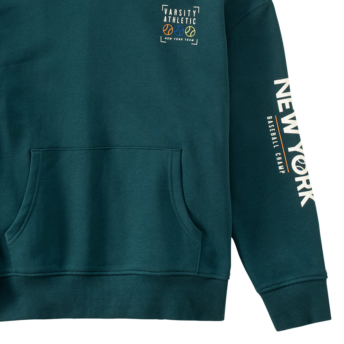 Jungen Hoodie mit gummiertem Print