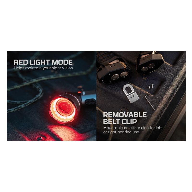 NEBO Luxtreme SL25R FLOOD + SPOTLIGHT Wiederaufladbare 400mt SPT-1004-G
