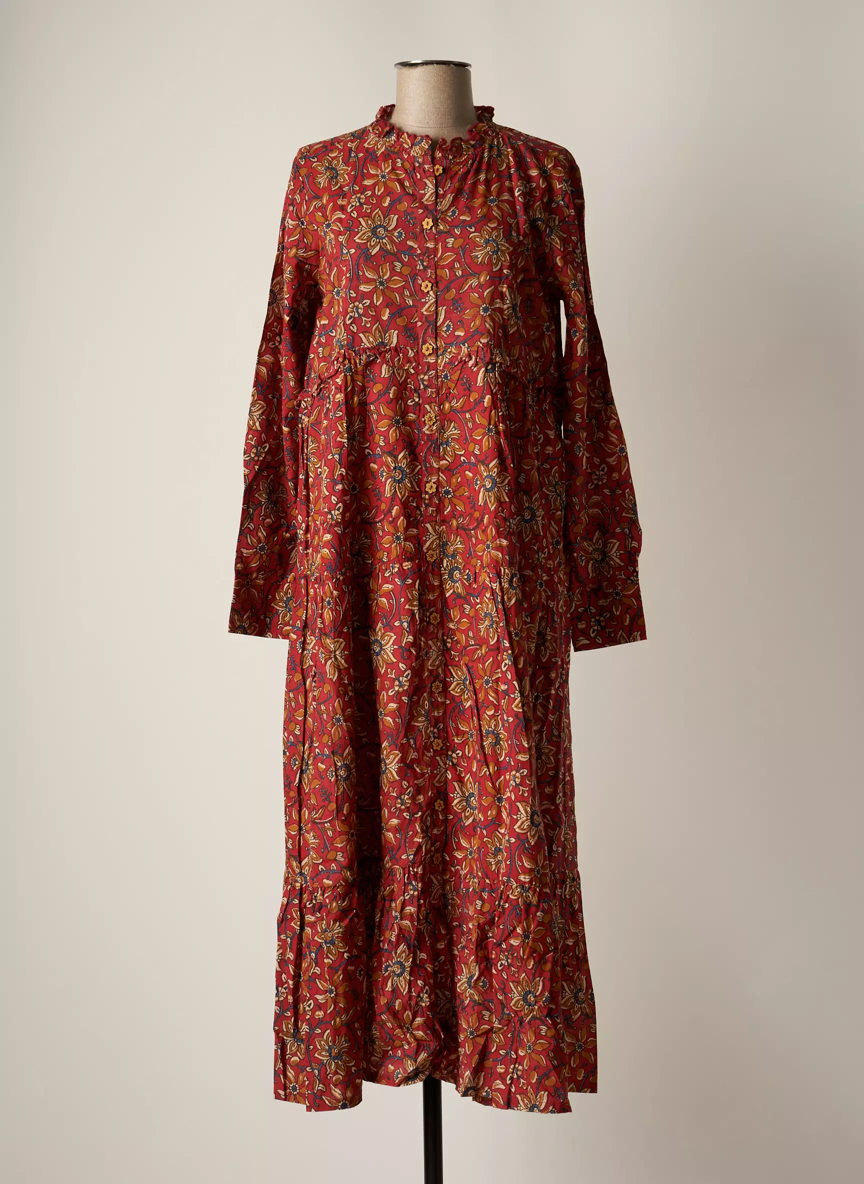 Chicosoleil Robes Longues Femme couleur rouge