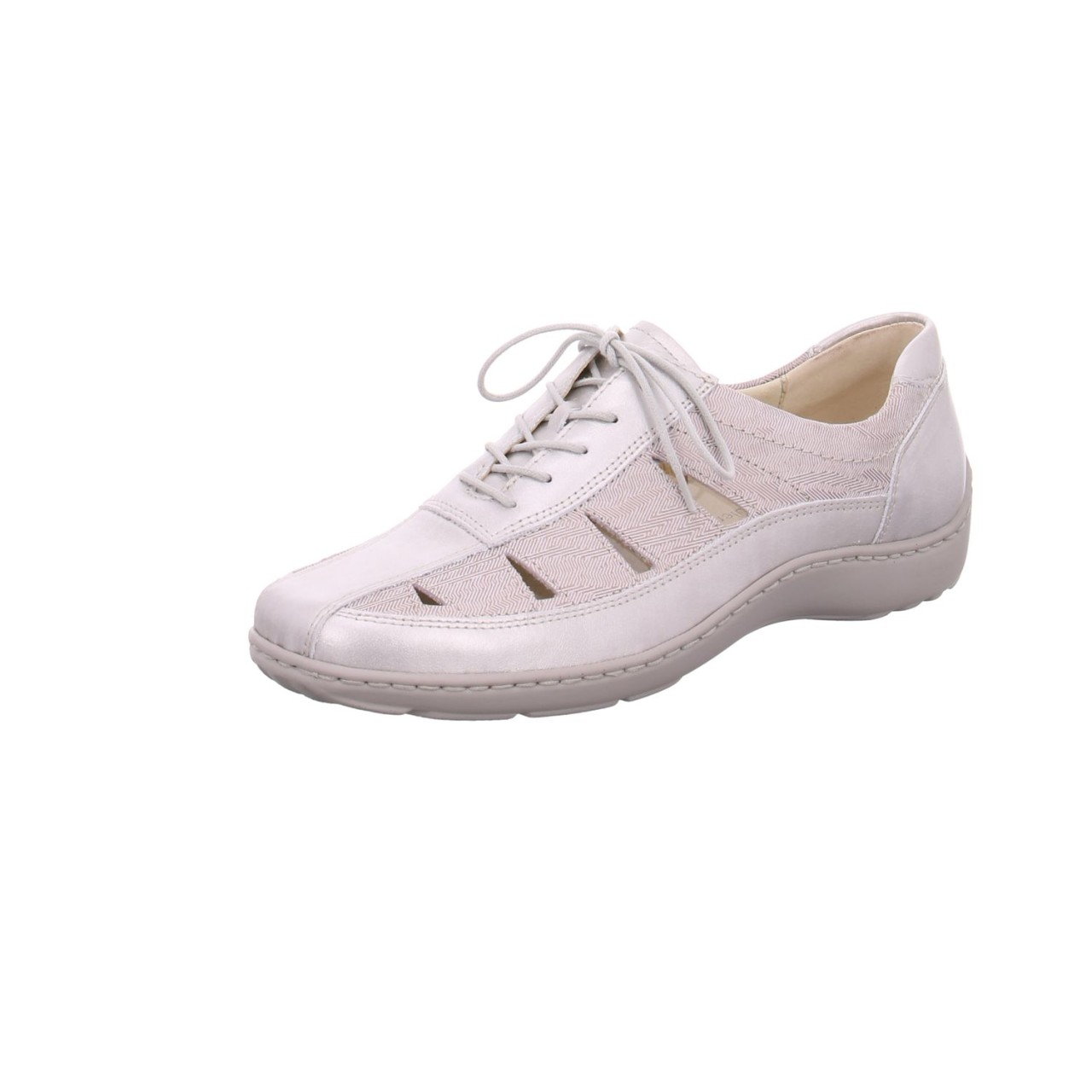 WALDLÄUFER Komfort Schnürer beige