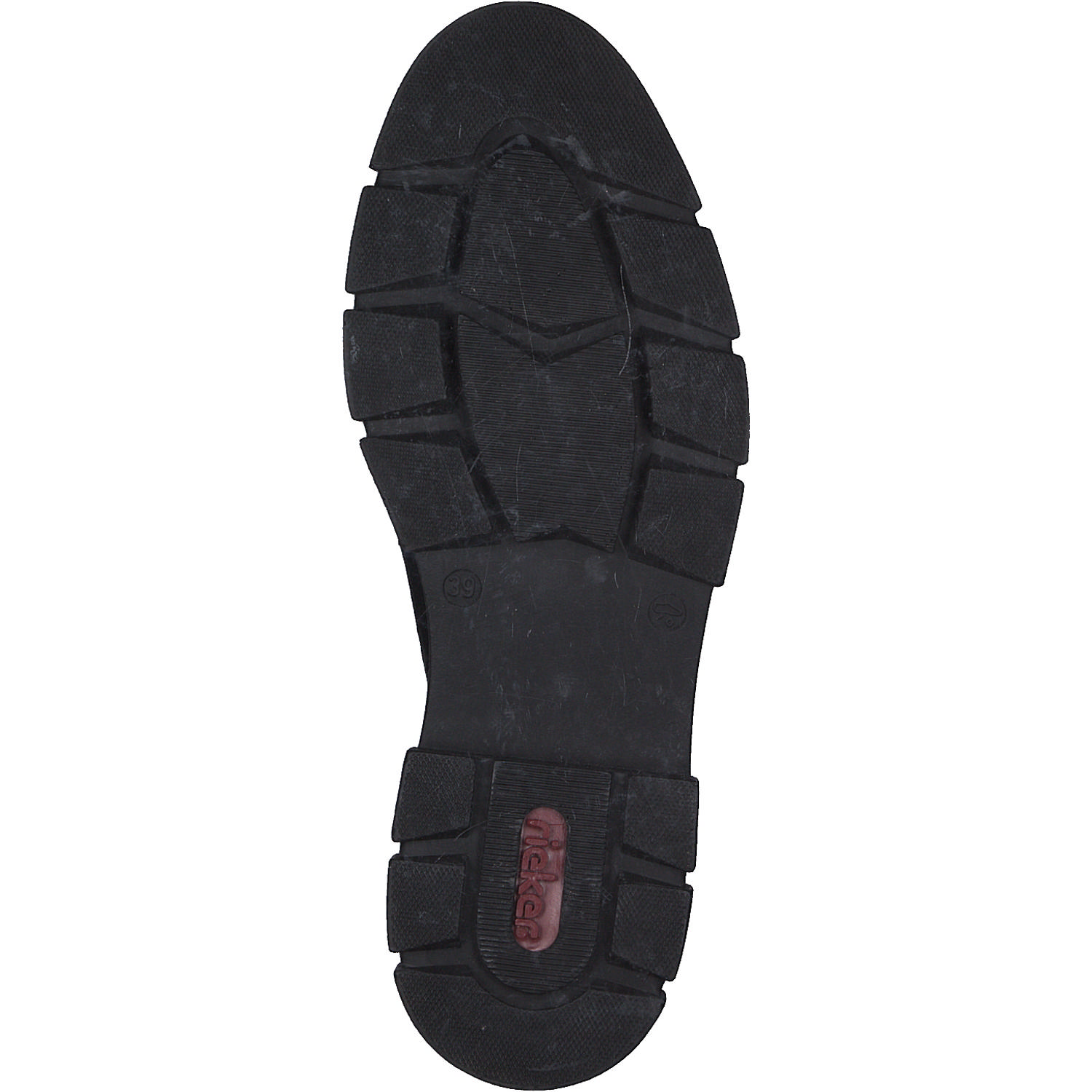Rieker M3861, Mokassins, Damen, Schwarz