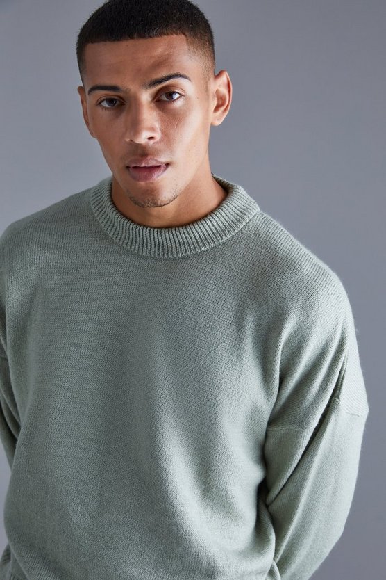 Kastiger Strickpullover