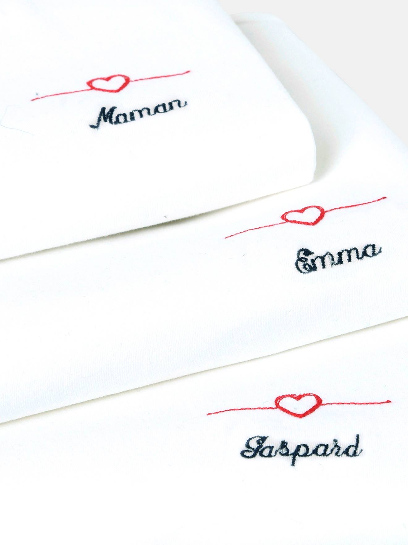T-shirt maman à personnaliser blanc