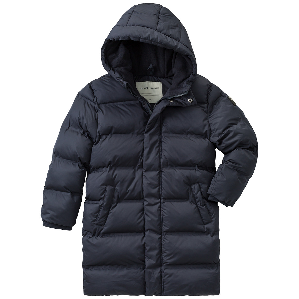 Jungen Puffer Mantel mit Kapuze