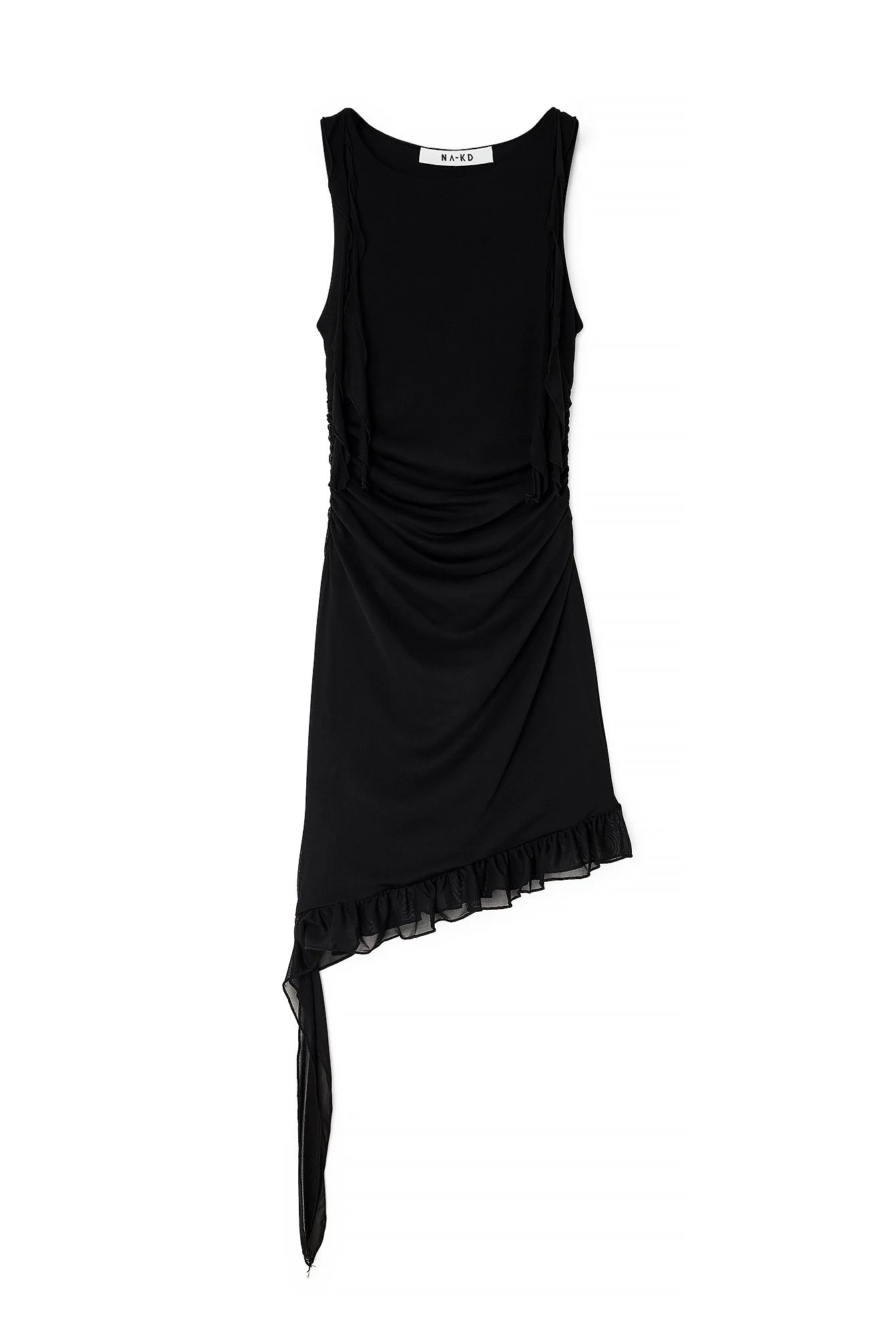 Minikleid mit Rüschen