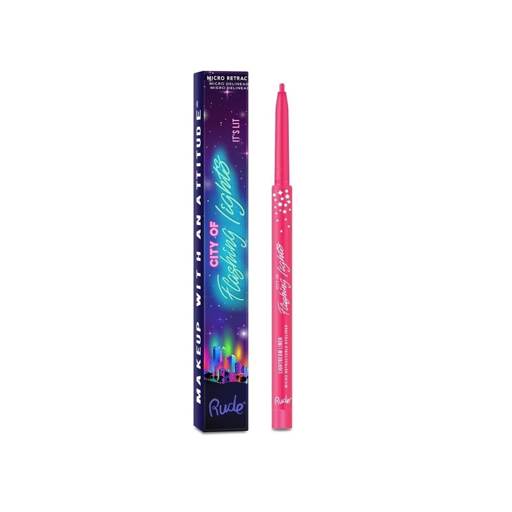 Rude Cosmetics City of flashing lights Micro Retractable liner - Its lit Crayon khôl