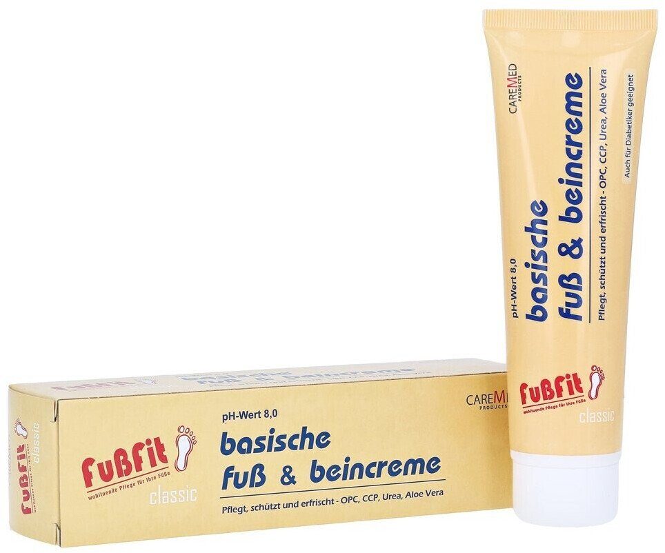 CareMed Fußcreme Basisches Fußcreme FußFit
