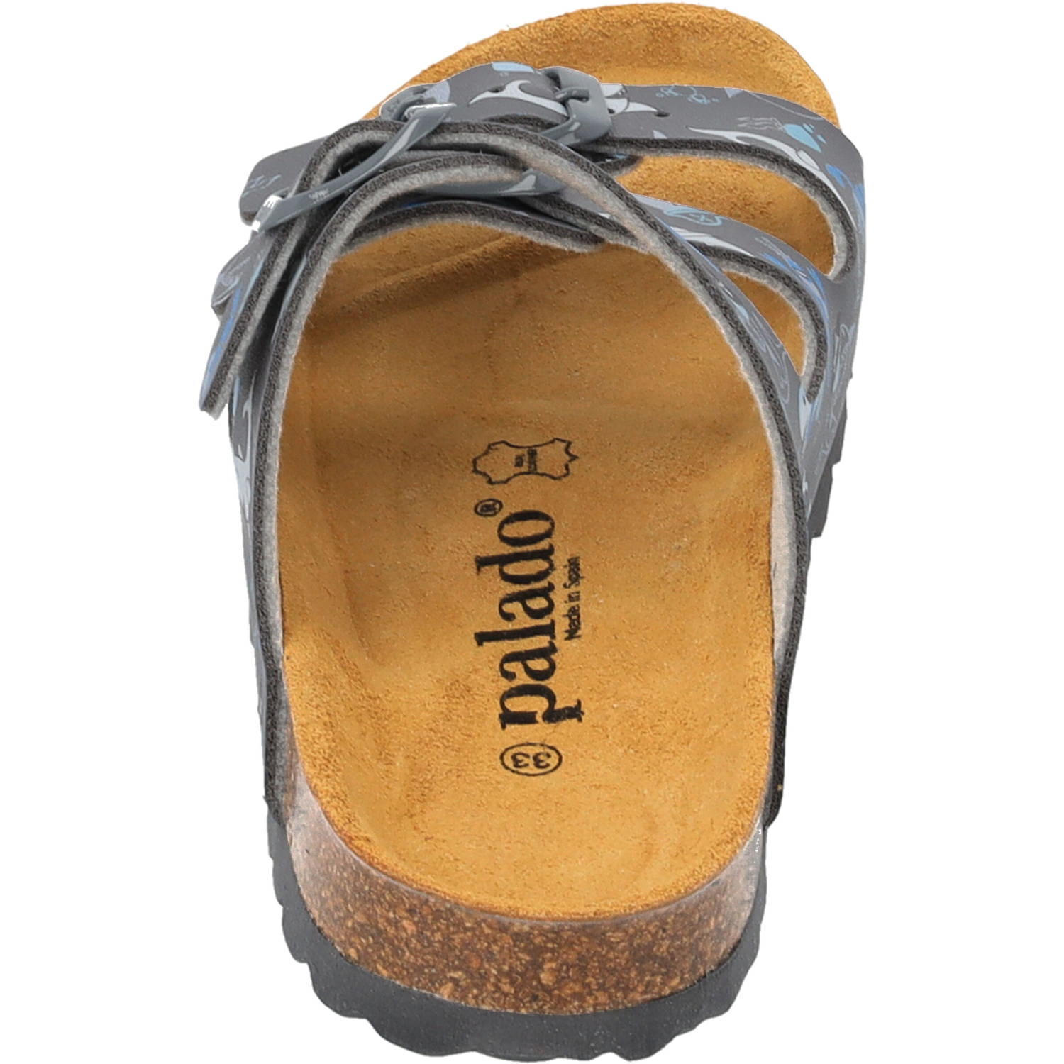 Palado Kids Capri B Print, Pantoletten, Kinder, Grau Nautic