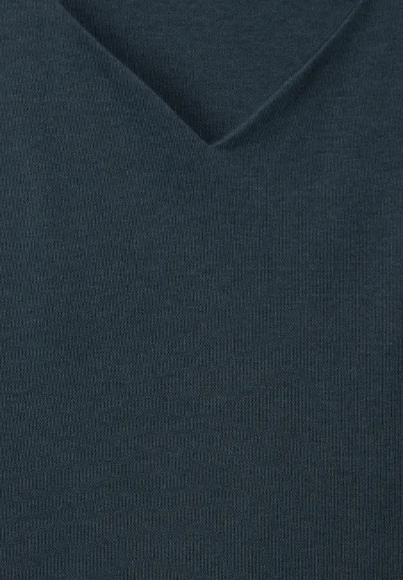 Street One T-Shirt mit Herz Ausschnitt