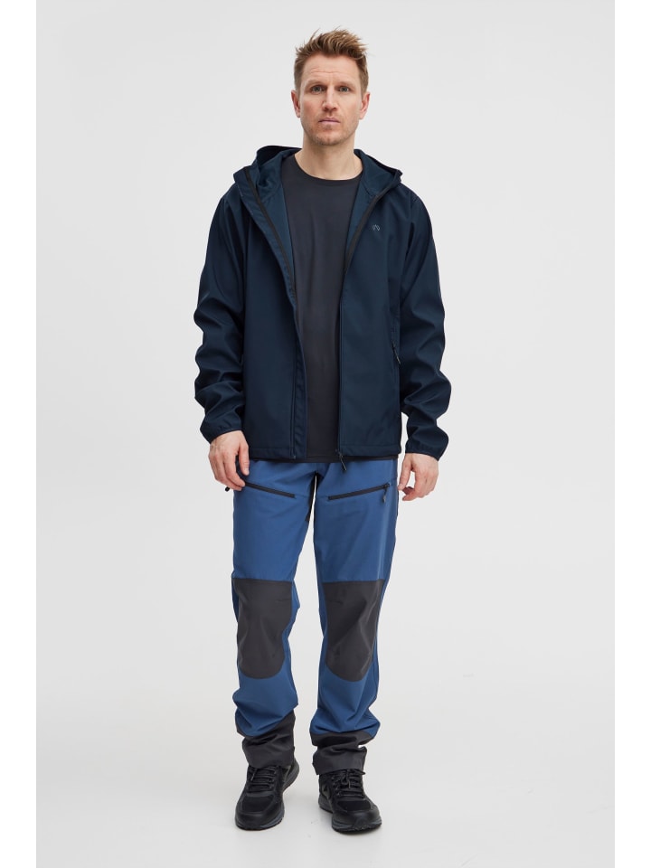 North Bend Softshelljacke NBLuango M Softshell Jacket 242134MMM funktionale Softshelljacke für Herren in Blau günstig kaufen