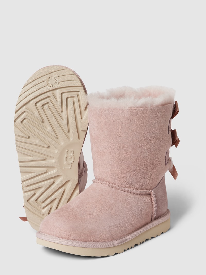 Stiefel mit Schleifen-Details Modell 'BAILEY' in hellrosa