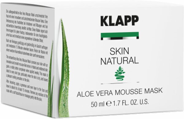 KLAPP Skin Care Science Skin Natural Aloe Vera Mousse Mask Gesichtsmaske