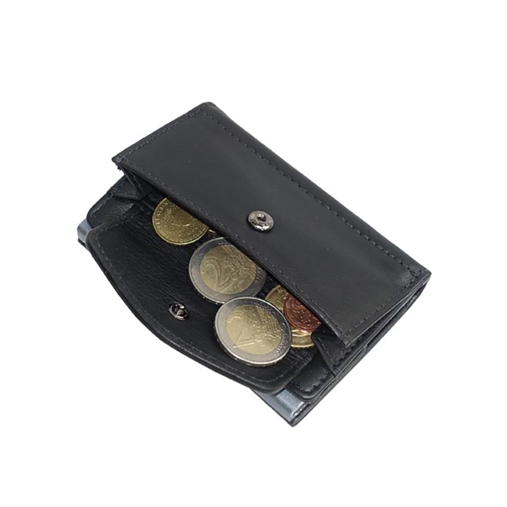 Leder-Geldbörse SLIM RFID mit Kartenhalter