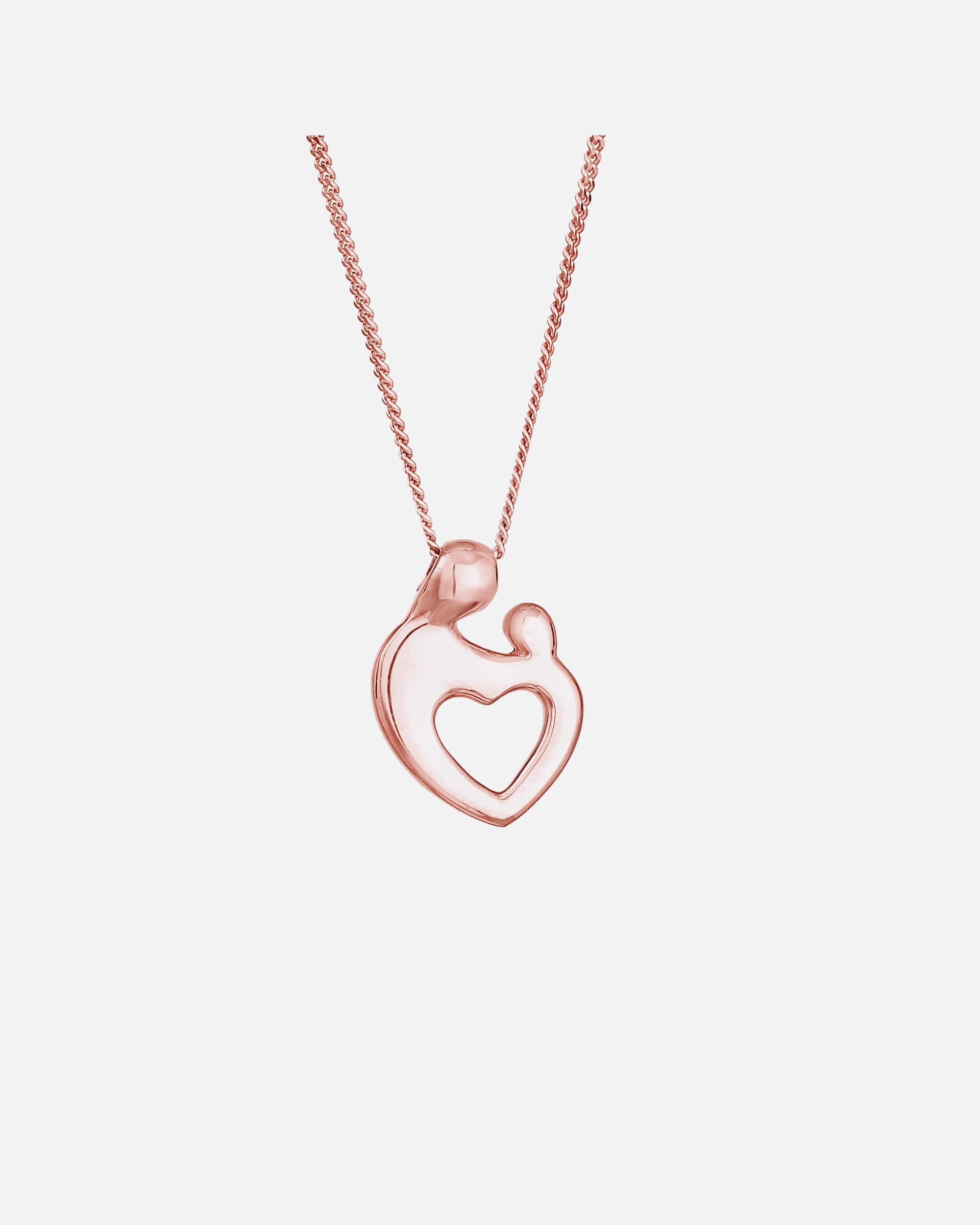 Naszyjnik Elli Women's Mother Child Heart Connection wykonany ze srebra próby 925
